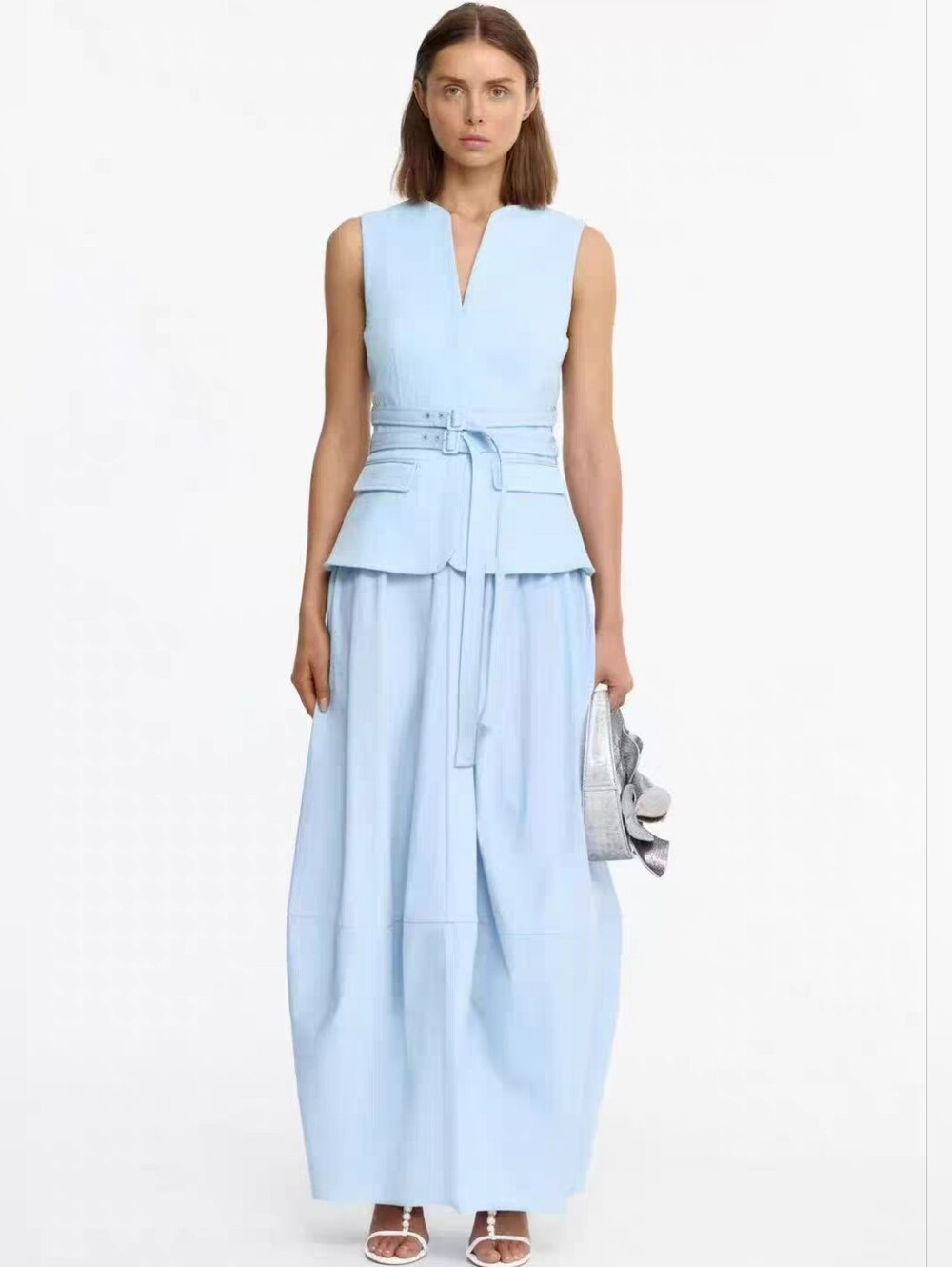 Acler Newduston Maxi Dress in Bluestar